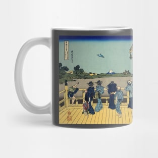 Mt. Fuji Hokusai UFO Mug